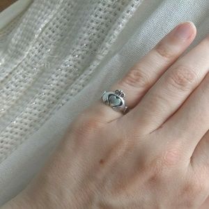 2/$20! Irish Claddagh Ring Sterling Silver